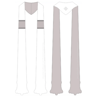 Shaped Stole Sewing Pattern Style 1013  | Clergy Stole Latin Mass