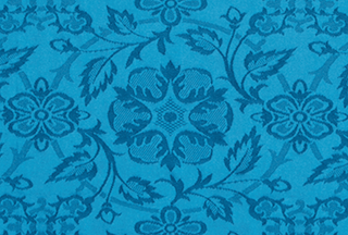 St. Aidan Church Fabric | Liturgical Brocade - Blue