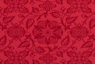 St. Aidan Church Fabric | Liturgical Brocade - Red