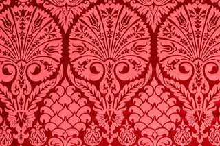 St. Nicholas Damask Liturgical Fabric For Church Vestments | Rose