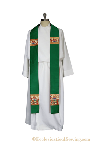 Carlisle Pastoral Stole for Clergy, Priests, and Pastors 