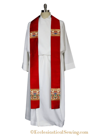 Carlisle Pastoral Stole for Clergy, Priests, and Pastors 