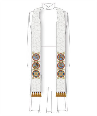 Evangelist Collection Clergy Stole Style #1 | Ecclesiastical Sewing