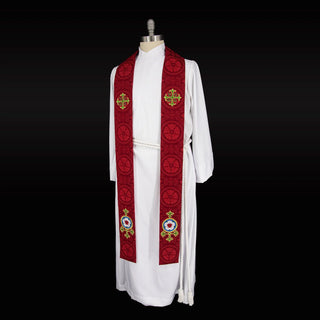 Luther Rose Stole Style #6 Clergy Church Vestment