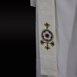 Luther Rose Stole Style #6 Clergy Church Vestment