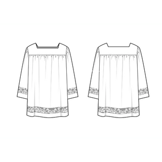 Style 4023, 4024 & 4025 Altar Server Cotta Pattern with Lace | Vestment Sewing Pattern