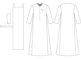 Style 7060 Monastic Nun Habit Sewing Pattern with Scapular | Church Vestment Pattern