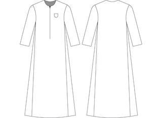 Style 7060 Monastic Nun Habit Sewing Pattern with Scapular | Church Vestment Pattern