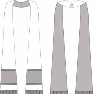 Tapered Pastor or Priest Stole Pattern | Clergy Stole Sewing Pattern Style 1007