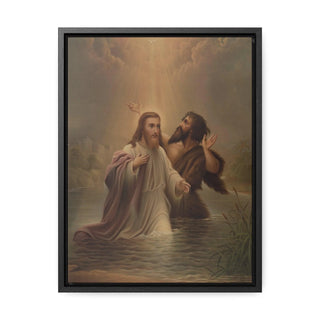 The Baptism of Christ: Premium Wrapped Canvas Print