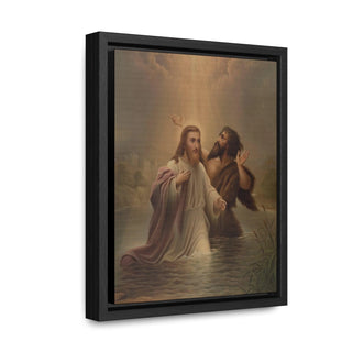 The Baptism of Christ: Premium Wrapped Canvas Print