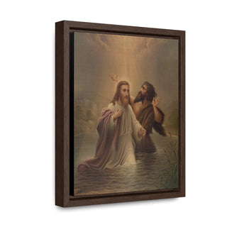 The Baptism of Christ: Premium Wrapped Canvas Print