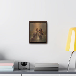 The Baptism of Christ: Premium Wrapped Canvas Print