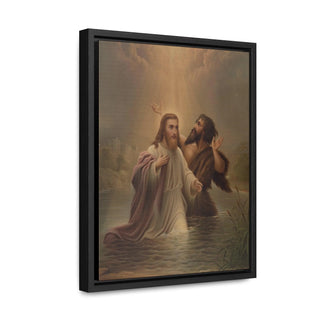 The Baptism of Christ: Premium Wrapped Canvas Print