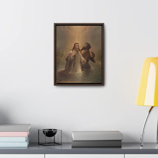 The Baptism of Christ: Premium Wrapped Canvas Print