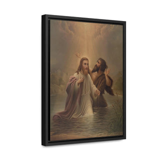 The Baptism of Christ: Premium Wrapped Canvas Print