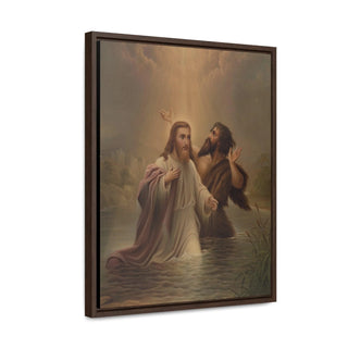 The Baptism of Christ: Premium Wrapped Canvas Print