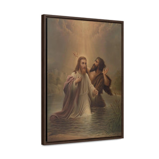 The Baptism of Christ: Premium Wrapped Canvas Print