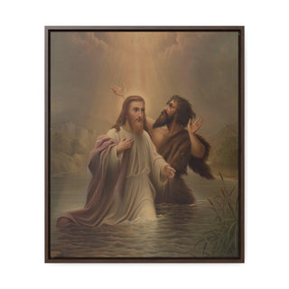 The Baptism of Christ: Premium Wrapped Canvas Print