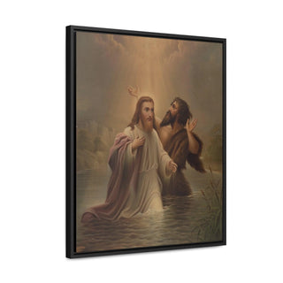 The Baptism of Christ: Premium Wrapped Canvas Print