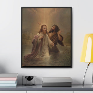 The Baptism of Christ: Premium Wrapped Canvas Print