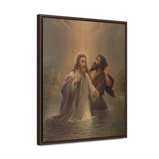 The Baptism of Christ: Premium Wrapped Canvas Print