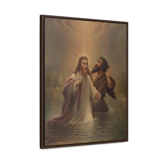 The Baptism of Christ: Premium Wrapped Canvas Print