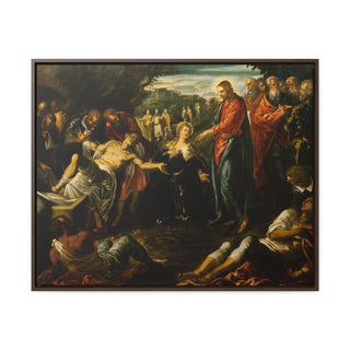 The Raising of Lazarus, 1570-80s - Jacopo Tintoretto - Gift For Christian Dads Man Cave Decor