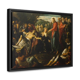 The Raising of Lazarus, 1570-80s - Jacopo Tintoretto - Gift For Christian Dads Man Cave Decor