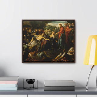 The Raising of Lazarus, 1570-80s - Jacopo Tintoretto - Gift For Christian Dads Man Cave Decor