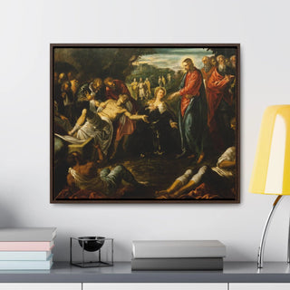 The Raising of Lazarus, 1570-80s - Jacopo Tintoretto - Gift For Christian Dads Man Cave Decor