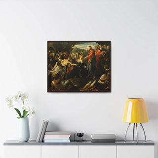 The Raising of Lazarus, 1570-80s - Jacopo Tintoretto - Gift For Christian Dads Man Cave Decor