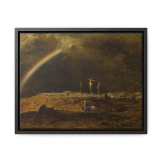 The Triumph at Calvary By George Inness 1874 - Premium Framed Wrapped Canvas Print