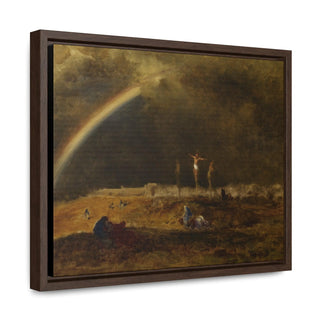 The Triumph at Calvary By George Inness 1874 - Premium Framed Wrapped Canvas Print