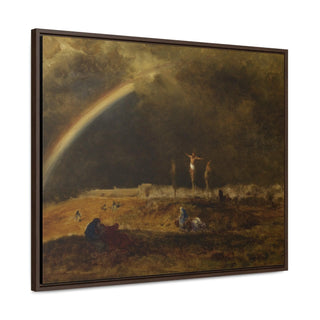 The Triumph at Calvary By George Inness 1874 - Premium Framed Wrapped Canvas Print