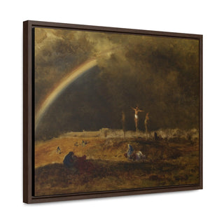 The Triumph at Calvary By George Inness 1874 - Premium Framed Wrapped Canvas Print