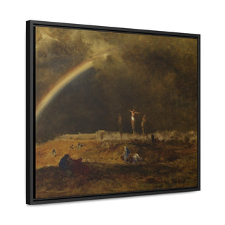 The Triumph at Calvary By George Inness 1874 - Premium Framed Wrapped Canvas Print