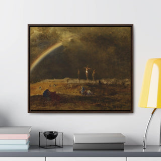 The Triumph at Calvary By George Inness 1874 - Premium Framed Wrapped Canvas Print