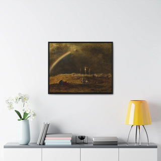 The Triumph at Calvary By George Inness 1874 - Premium Framed Wrapped Canvas Print