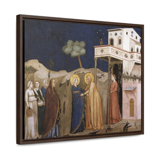 The Visitation  Giotto c. 1310  Canvas Print Home Decor Christian Gift
