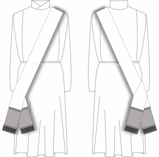 Transitional Deacon Priest Stole Pattern |Transitional Deacon Priest Sewing Pattern Ecclesiastical Sewing