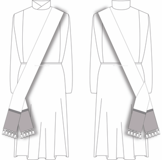 Transitional Deacon Priest Stole Pattern |Transitional Deacon Priest Sewing Pattern Ecclesiastical Sewing