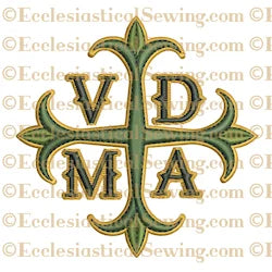 VDMA Greek Cross--Religious Machine Embroidery File