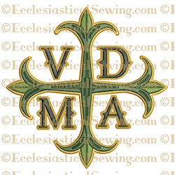 VDMA Greek Cross--Religious Machine Embroidery File