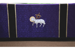 Violet Lent Altar Frontal | Lent Passion Collection Liturgical Decorations