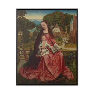 Virgin and Child in a Landscape, c. 1492-98 Aert van den Bossche - High Quality Framed Wrapped Canvas