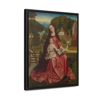 Virgin and Child in a Landscape, c. 1492-98 Aert van den Bossche - High Quality Framed Wrapped Canvas