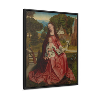 Virgin and Child in a Landscape, c. 1492-98 Aert van den Bossche - High Quality Framed Wrapped Canvas