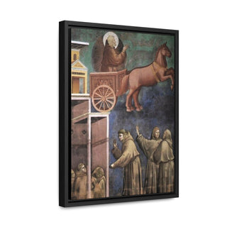 Intriguing artwork: Giotto di Bondone's Vision of the Flaming Chariot | ecclesiastical-sewing