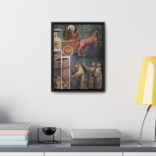 Giotto di Bondone's Vision of the Flaming Chariot in premium framing | ecclesiastical-sewing